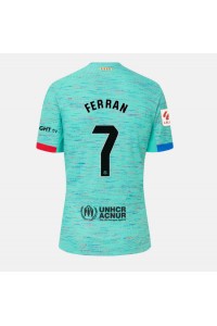 Barcelona Ferran Torres #7 Jalkapallovaatteet Naisten Kolmaspaita 2023-24 Lyhythihainen